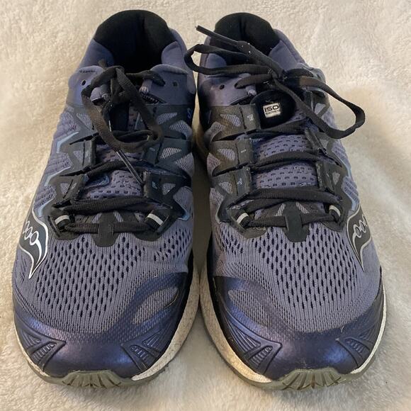 Saucony Everun Triumph Iso Fit Blue Men’s Shoes Size 9.5 - Picture 2 of 8